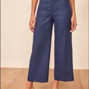 Reformation Beck Pants in Danube
